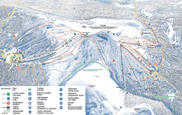 Карта горнолыжных склонов Юлляса
